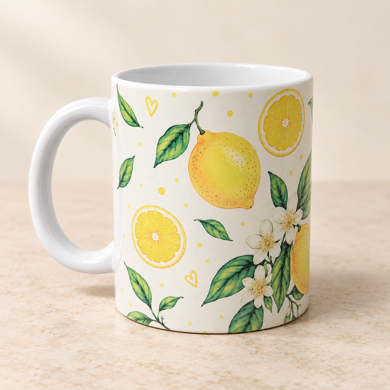 Lemon Blossom Mug